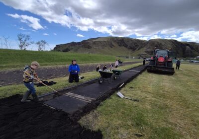 Góður vinnudagur á Kleifum