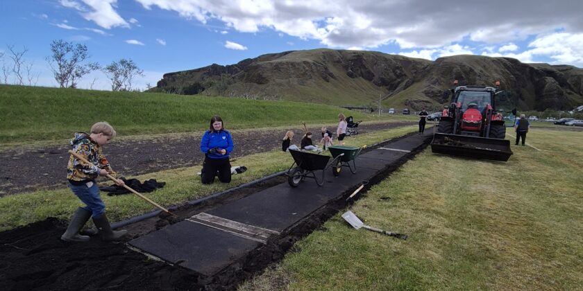 Góður vinnudagur á Kleifum